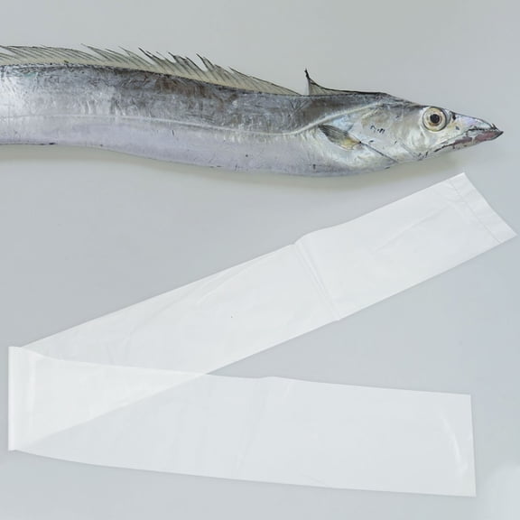 Masteelf 100pcs Leakproof Fish Transport Bags Clear Plastic Fish Storage Bags Bottom Fish Packing Containers for Long