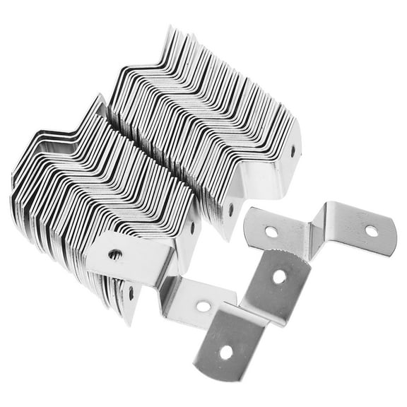 100pcs Metal Picture Frame Backing Clips Tabletop Fasteners Braces Brackets for Photo Frame Hardware Accessories