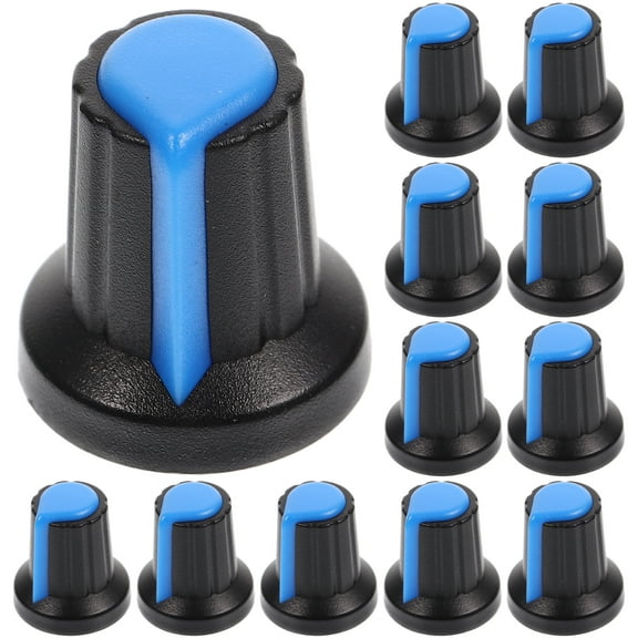 HONITANO Guitar Potentiometer Knob Round Shaft for Outdoor Use 100Pcs 0.6x0.6x0.7In