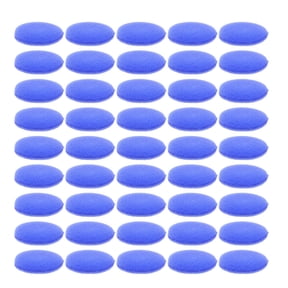 Masteelf 100pcs Soft Earbud Headphone Ear Pads Replacement Sponge Covers Tips Cushions Pad Protector Earplugs for Earphone Headset Earpiece Blue