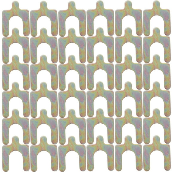 Masteelf 100pcs U-Shaped Metal Brake Line Clips Durable Brake Hose Retainer Replacement Universal Automotive Accessories for Cars Truck Motorcycles SUVs