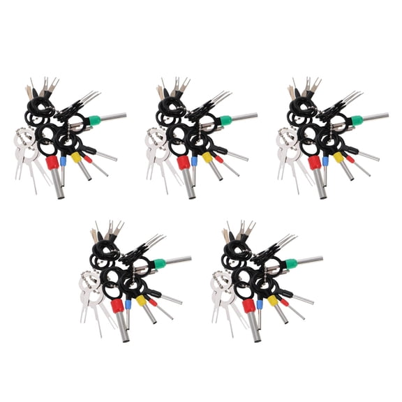 Masteelf 105 PCS Terminal Removal Tool Electrical Wire Connector Pin Removal Tool Kit Pin Extractor Tool Terminal Ejector Kit for Connector Terminals