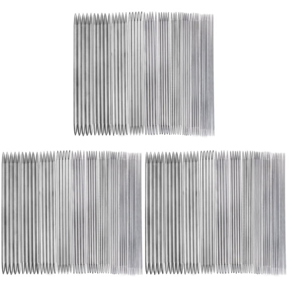 Masteelf 105 pcs Stainless Steel Double Point Knitting Gloves Needles