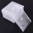 thumbnail image 1 of Masteelf 10PCS Transparent DVD Cases Portable CD Storage Boxes DIY CD Packages for Home, 1 of 8