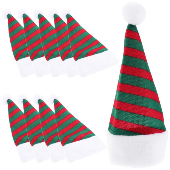 CTIRCHIU Candy Hat Holder Mini Santa Hats Red 10Pcs