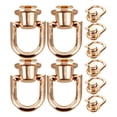 thumbnail image 1 of Masteelf 10Pcs Rotatable Rivet Rings Multi-function D Rings Rotating Backpack Purse Accessories, 1 of 8