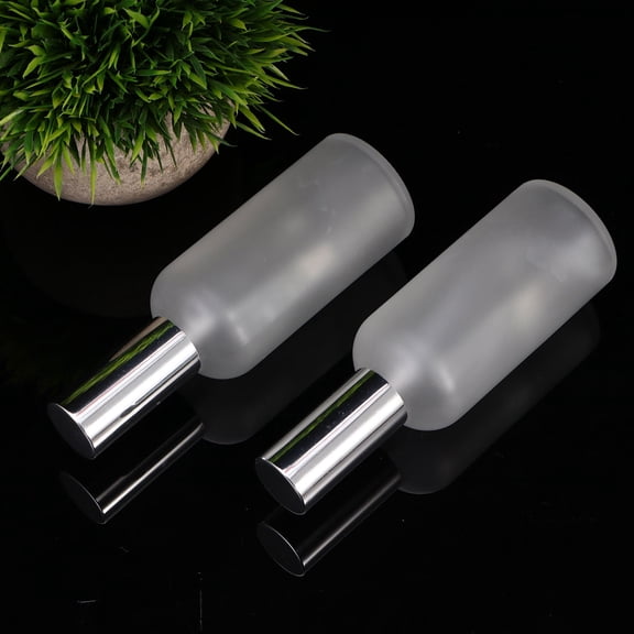 Masteelf 10pcs 100ml Fine Mist Spray Bottles Lotion Bottles Pump Bottles Grinding Dispenser Bottles for Emulsion Shampoo (Transparent)