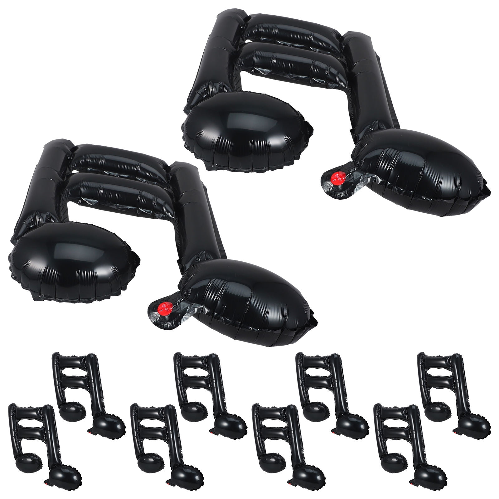 Music Notes Inflatables Masteelf 10pcs Aluminum Film Balloon Musical Note Shaped Balloons Bar ...