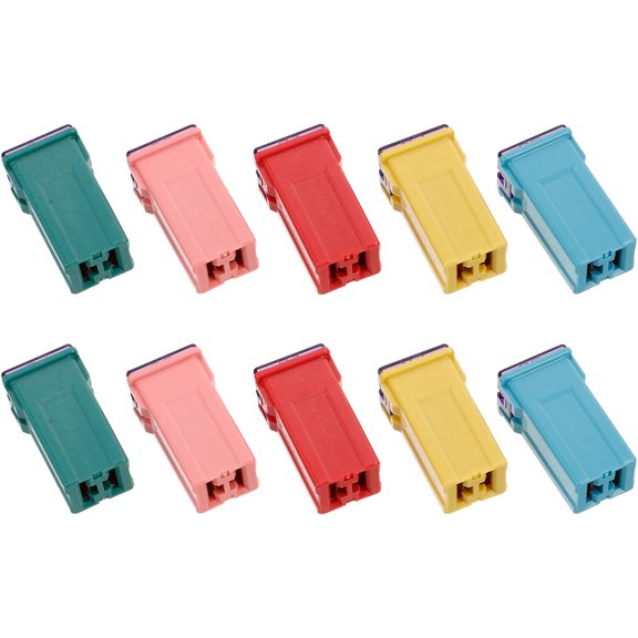 Masteelf 10-Piece Set with Assorted Colorful Automotive Safety (20A, , 30A, 40A, 50A, 60A)