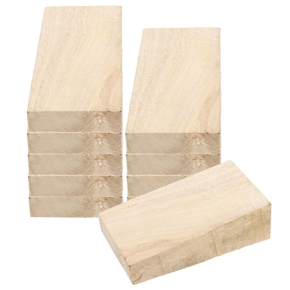 Masteelf 10pcs Wooden Handle Triangle Set Replacement Accessories for Hammer and Comfortable Grip