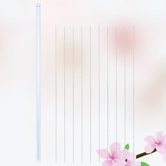 Masteelf 10pcs Beading Needles DIY Yarn Knitting Needles Sewing Needles with A Storage Barrel(355mm)