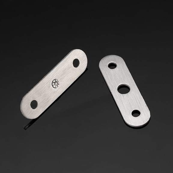 Masteelf 10pcs Bookcase Hinges Stainless Steel Hidden Door Hinge Heavy Duty Concealed Pivot Hinges Hardware For Secret Shelves Cabinets