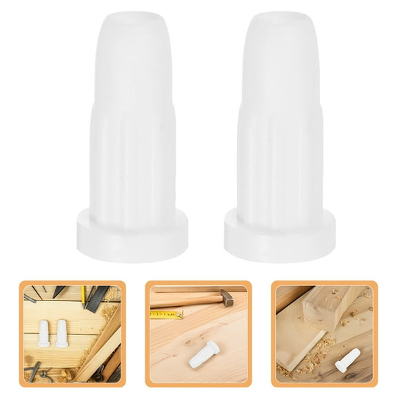 Masteelf 10pcs Furniture Caster Cups Crib Leg Caster Cups Round Hole Inserts Noise Reduction Wheel Stoppers For Rolling Furniture Plastic Caster Stems