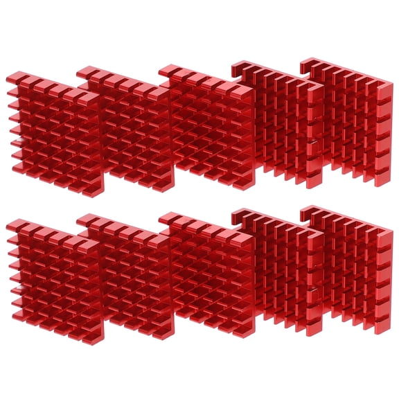 Masteelf 10-Pack Aluminum Heat Sink Radiators for CPU & GPU Cooling, High-Efficiency Computer Heat Dissipation Solution