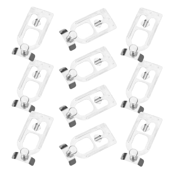 Masteelf 10pcs Heavy Duty Pallet Rack Safety Clips Warehouse Storage Teardrop Pallet Rack Safety Clip Suitable for Logistics and Manufacturing