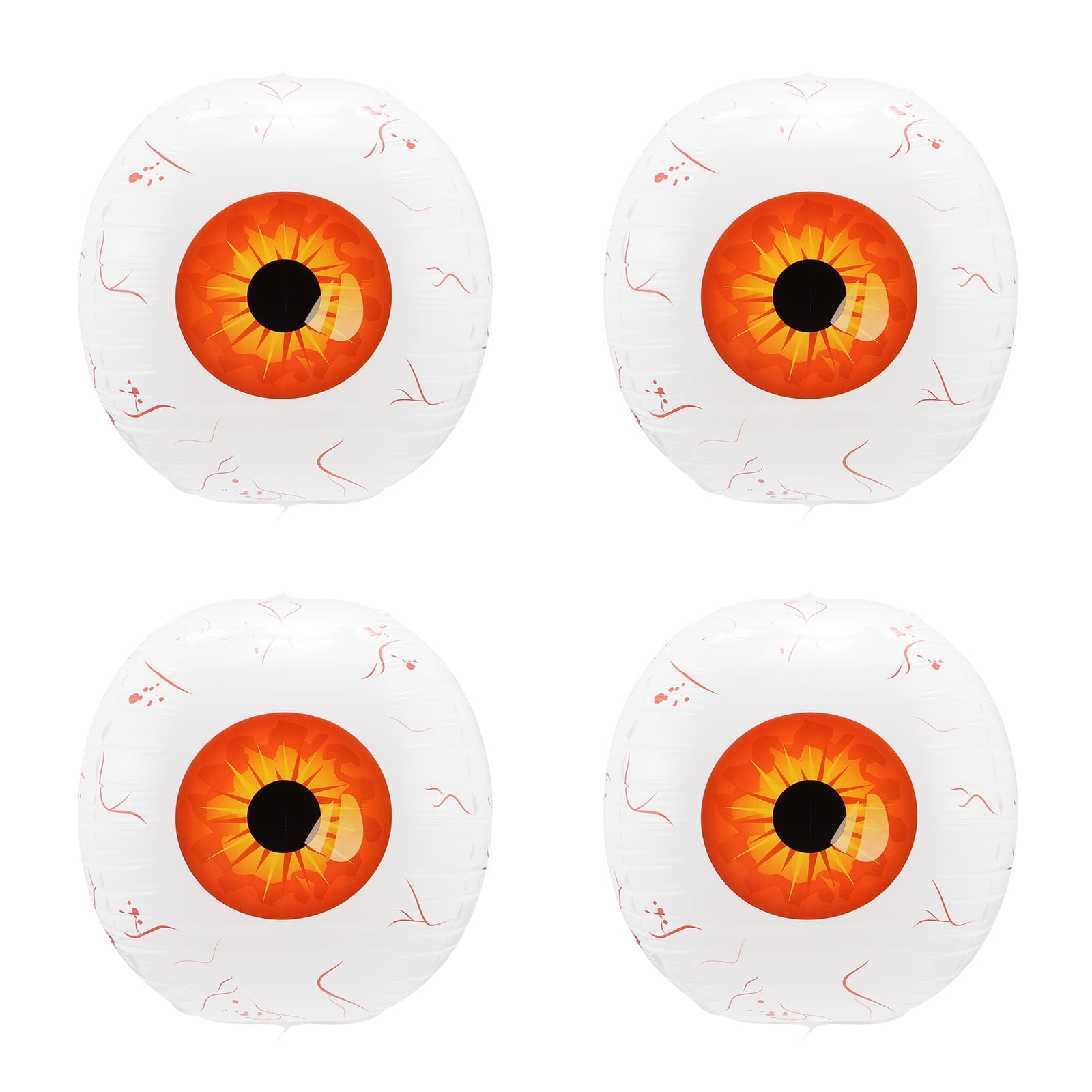 Masteelf 10pcs Inflatable Eyeball Balloons Aluminum Film Balloon ...