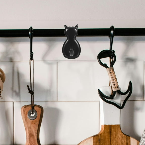 HEATSHAKING s hooks for wire shelving Clip On Hooks Plastic Household Users Home Organization 10pcs