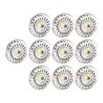 thumbnail image 1 of 10pcs Kitchen Sink Drain Cover for Sink Stainless Steel Silver Keeps Clean Tidy, 1 of 8