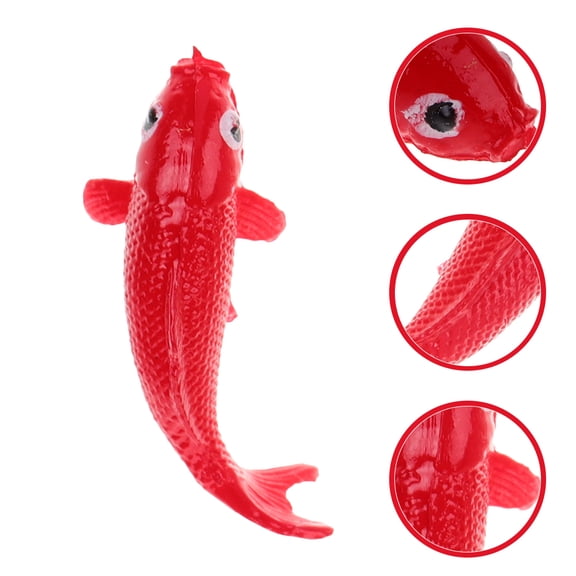 Masteelf 10pcs Mini Fish Figurines Realistic Resin Fake Fish Models for DIY Aquarium Fish Tank Decoration Underwater Miniature