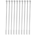 thumbnail image 1 of Masteelf 10pcs Mixing Bar Spoon Stainless Steel Spiral Whiskey Cocktail Shaker Spoon for Bartender, 1 of 8