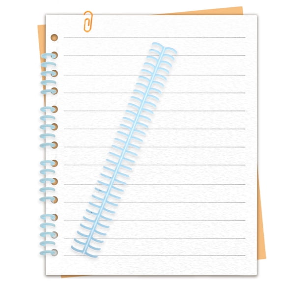 Masteelf 10pcs Notebooks Binding Spines 30 Ring Document Combs Plastic File Binding Rings for Secure Binding