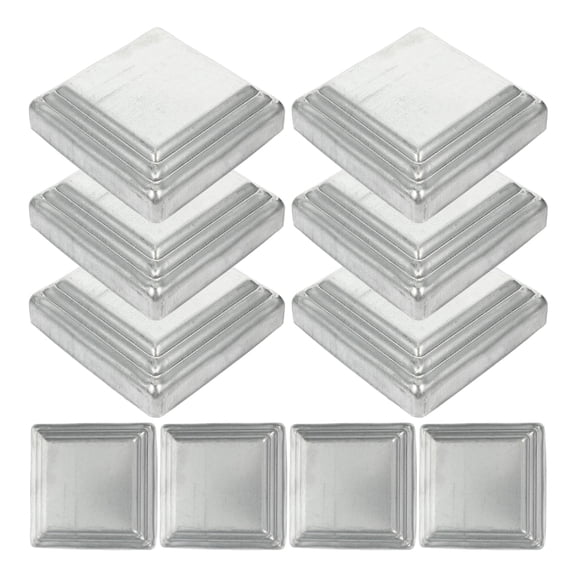 Masteelf 10pcs Post Toppers Fence Post Cap Outdoor Lawn Fence Post Protective Covers