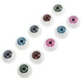 thumbnail image 1 of Masteelf 10pcs Realistic Doll Eyeballs For Diy Crafts Doll Bear Accessories Half Round Plastic Eyes For Stuffed Animal Making And Halloween Horror Props, 1 of 8