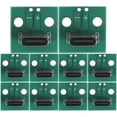 Masteelf 10pcs USB C Board Receptacle Adapter Pcb Converter Board 6pin