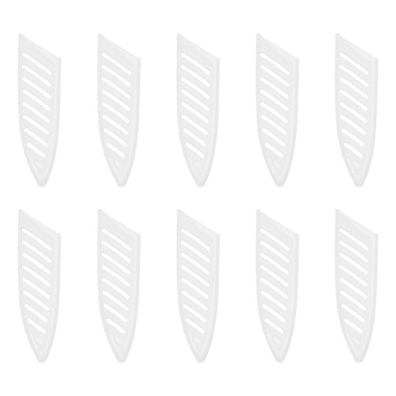 OFFIGAM White Plastic Cutter Blade Guard Cover, Protective Sheath for Utility , 3.69 x 1.02 x 0.20 Inches