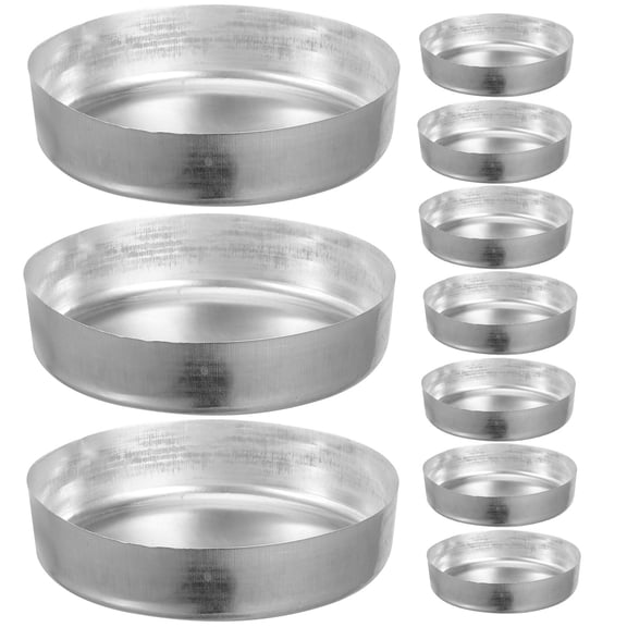 Masteelf 70ml Aluminum Weighing Dishes with Flat Bottom for Lab Use, Color Containers for Precise Measurements