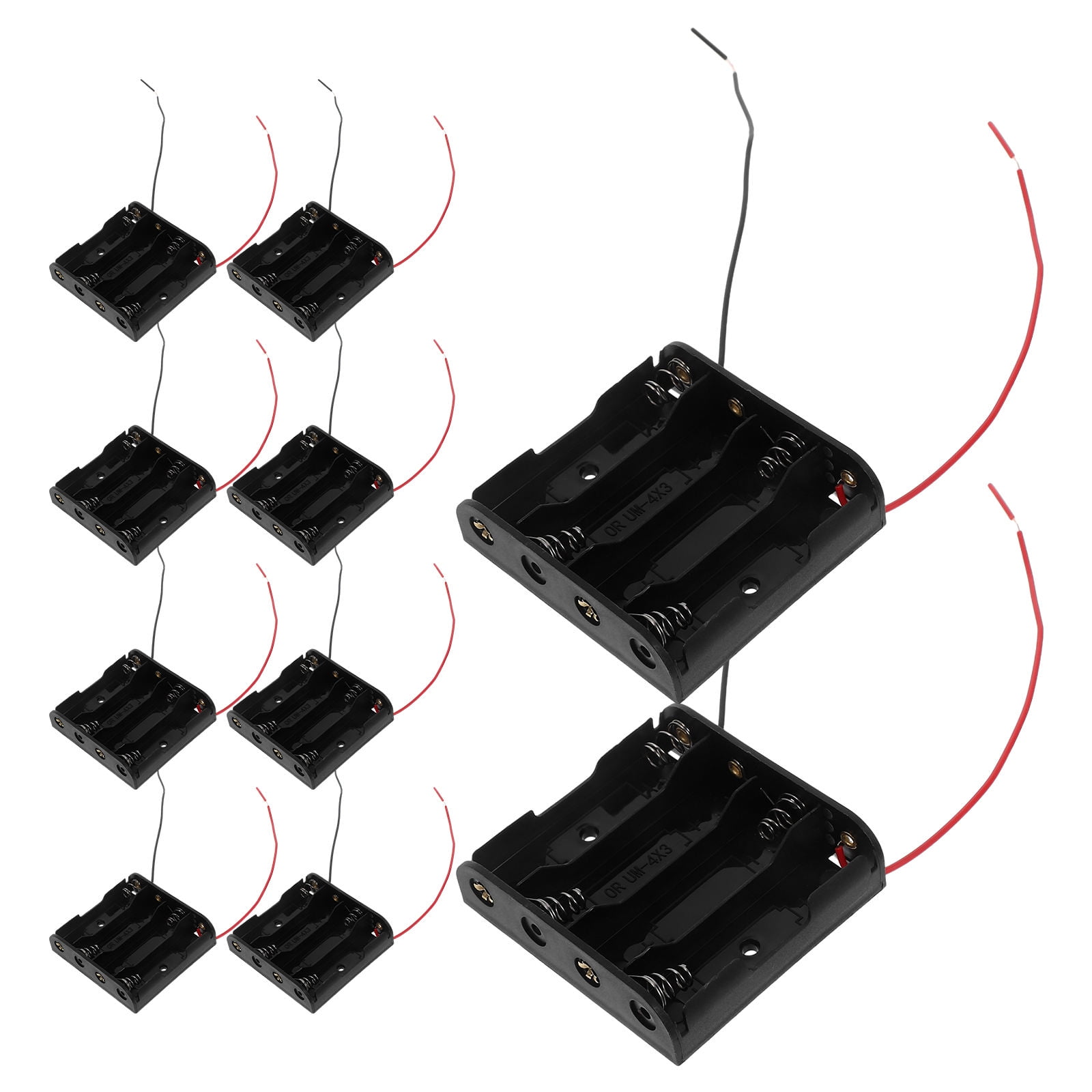 Masteelf 12 Pcs Classroom Battery Holder Case Rc Car on off Switch ...