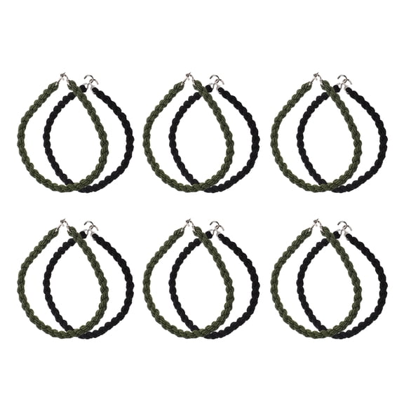 HONITANO 12Pcs Robust with Metal Hooks for Camping Hiking and Cycling