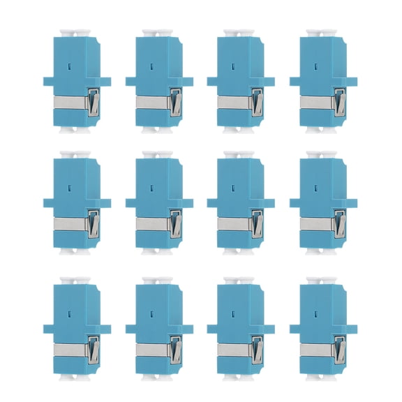 Masteelf 12 Pcs Fiber Optic Adapter Low Insertion Loss High Reliability