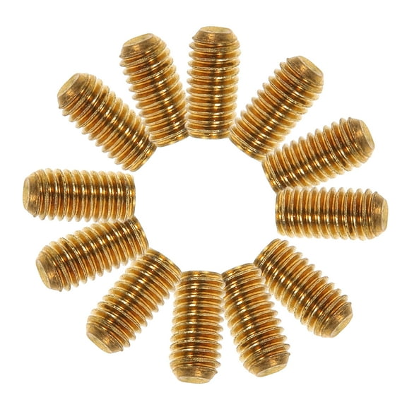 Masteelf  12 Pcs Height Adjustment Screws Reusable Bridge Saddles Golden