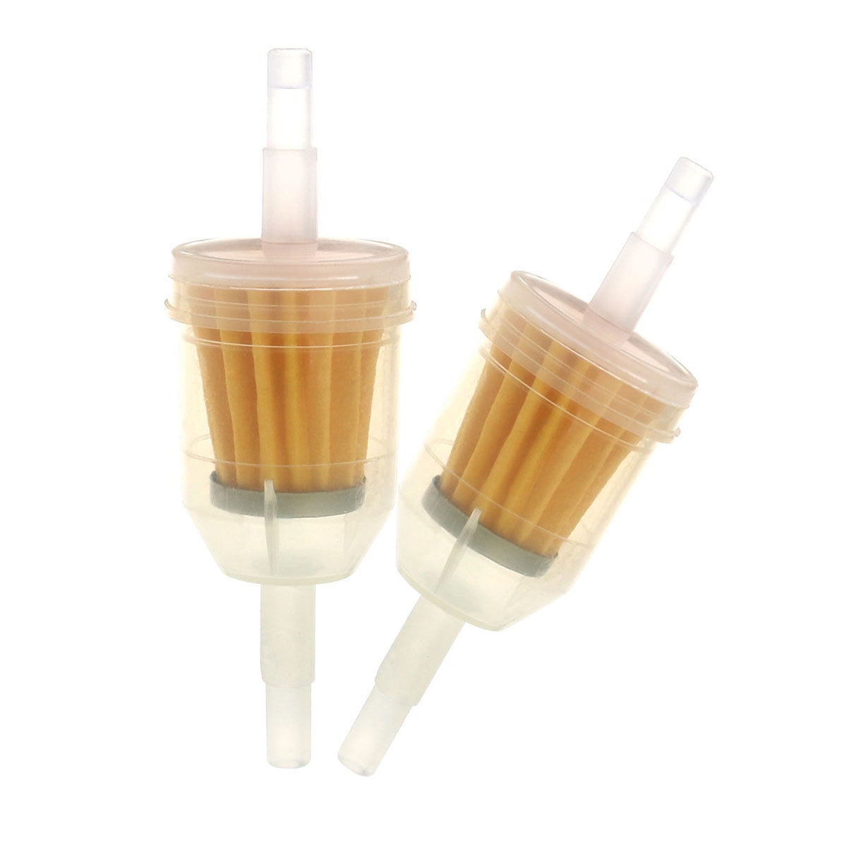 Masteelf 12 Pcs Motorcycle Gasoline Filter Off-road Vehicle Orange
