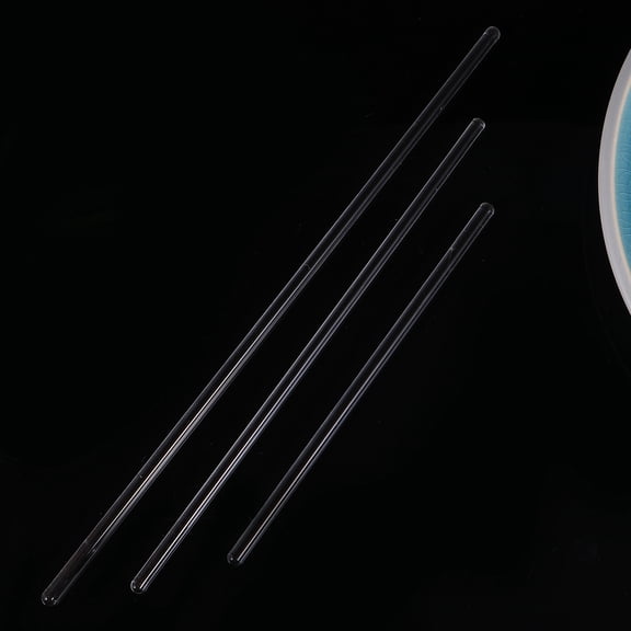 Masteelf 12 Pcs Stir Stick Drink Swizzle Sticks Glass Stirring Rod