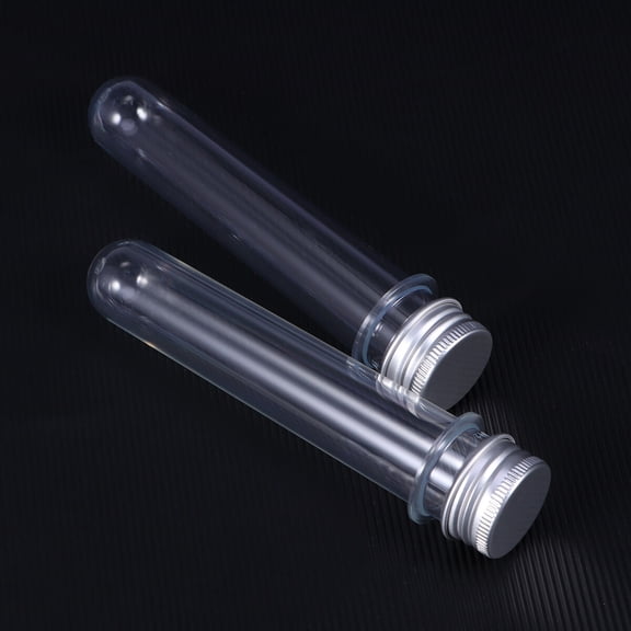 Masteelf 12 Pcs Test Tube Bottle Vials Clear Tubes Bath Salts Travel