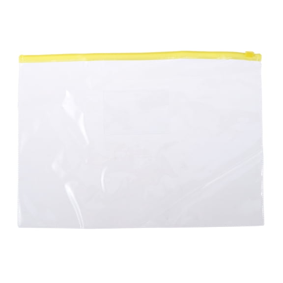 Masteelf  12 Pcs Transparent PVC File Bag Wire Rope Decoration