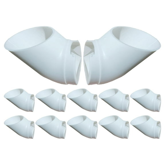 Masteelf 12 Pcs Vegetable Planting Tools DIY Hydroponics System White