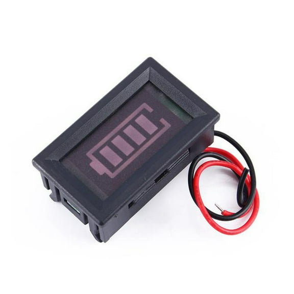 Masteelf 12 V Rechargeable Batteries Charger Battery Gauge Status Indicator