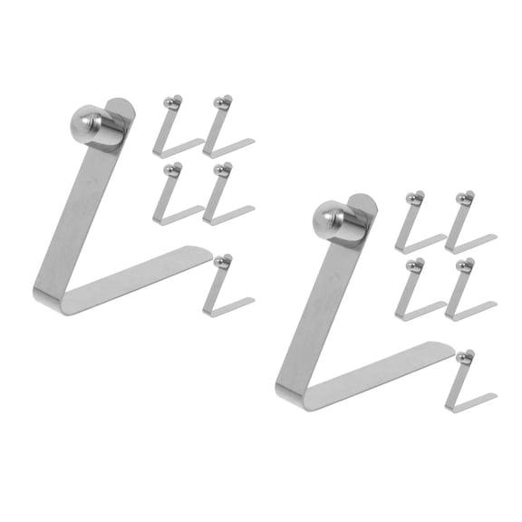 Masteelf 12 pcs  Easy-to-use Push Button Spring Clips For Telescoping Poles Tent Clip For Camping Diy Project Clips Reliable Clips For Secure Pole Adjustments