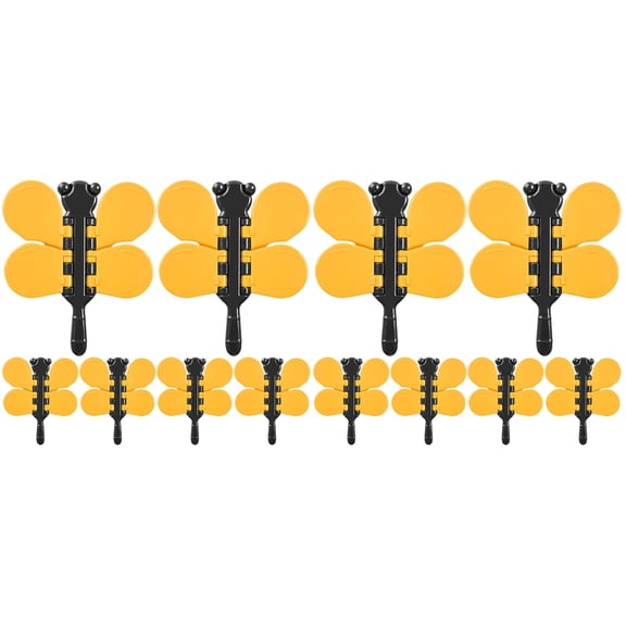 Masteelf 12 pcs Sliding Window Locks Baby Proof Door Locks Adhesive Safety Door Locks