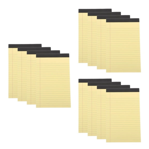 Masteelf 12 pcs Small Notepad Writable Paper Note Pads College Ruled Writing Pads Memo Notepad Convenient And Compact Journal Pads Schedule Book (A5)