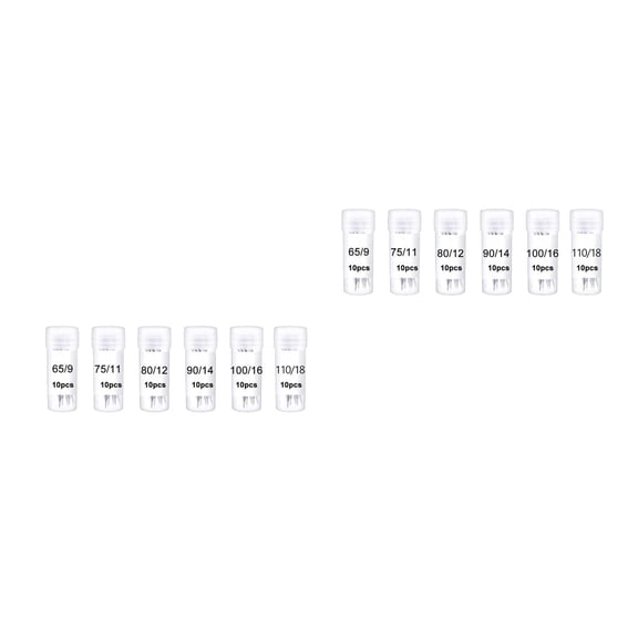 Masteelf 120 Pcs  Sewing Machine Needles Heavy Duty Ballpoint Needles Sewing Machine Accessories