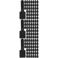 thumbnail image 1 of Masteelf 120 pcs Cable Organizer Hook and Loop Cable Management Strap Adhesive Cable Tie, 1 of 8