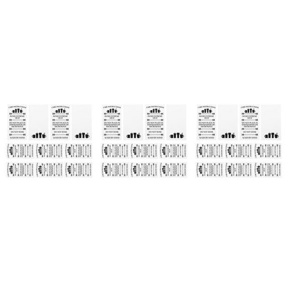 Masteelf 120 pcs Glassware Care Instructions Tumbler Care Insert Water Cup Care Guide Mug Care Instructions Card for Business Retail Store