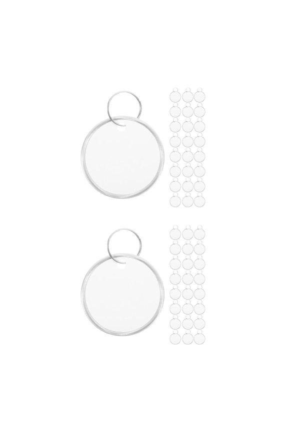 120 pcs  Key Tags With Split Rings For Office And Industrial Use Round Paper Tags For Key Identification Organization And Marking