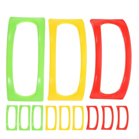 Masteelf 12PCS Taco Holders Taco Tray Stands for Party Bar Accessories Tray Plates for Individual Serving Party Supplies