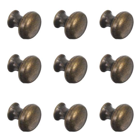 IDEANATEGRATE Cabinet Knob Zinc Alloy Multi Wardrobe Knobs For Kitchen Cabinets 12Pcs