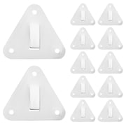 Masteelf 12pcs Fire Extinguisher Hanging Brackets Wall Mount Hook Fire Extinguisher Hooks Fire Extinguisher Accessories Bracket Holder For Fire Extinguisher